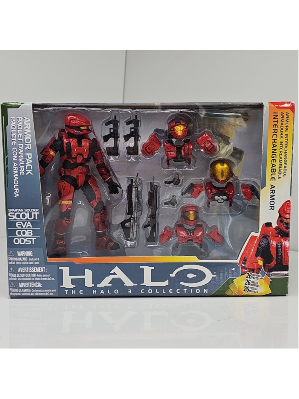 SEALED McFarlane Toys Halo 3 Armor Pack Spartan Soldier Scout EVA COB ODST